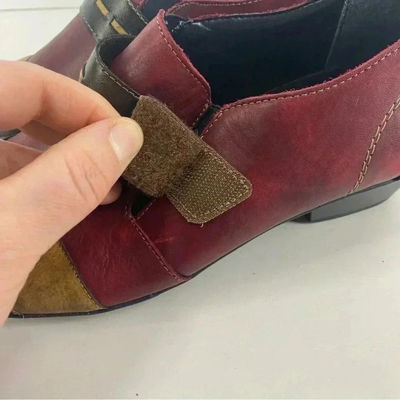 Remonte Patchwork Leather Slip On Shoe Women’s Size 41 or US 10 - Picture 9 of 14